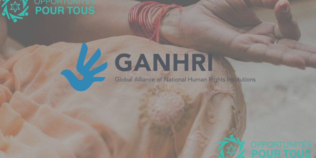 Offre d’emploi – Human Rights Officer – GANHRI (Genève, Suisse)