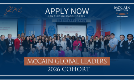 McCain Global Leaders Program 2026 : Fellowship internationale entièrement financée