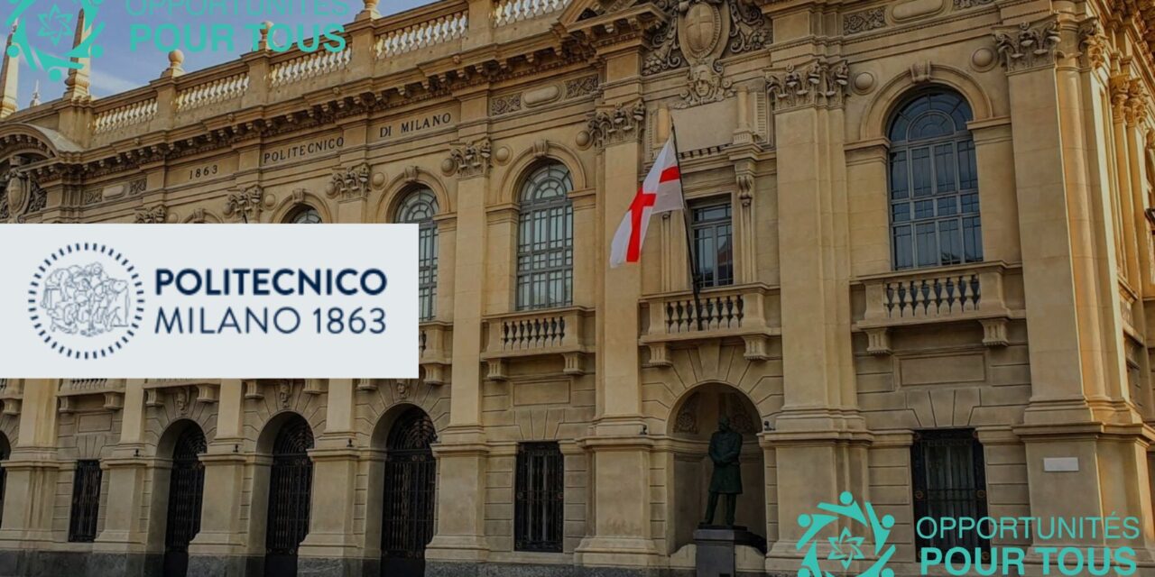 Bourses Internationales de Licence au Politecnico di Milano 2026/2027