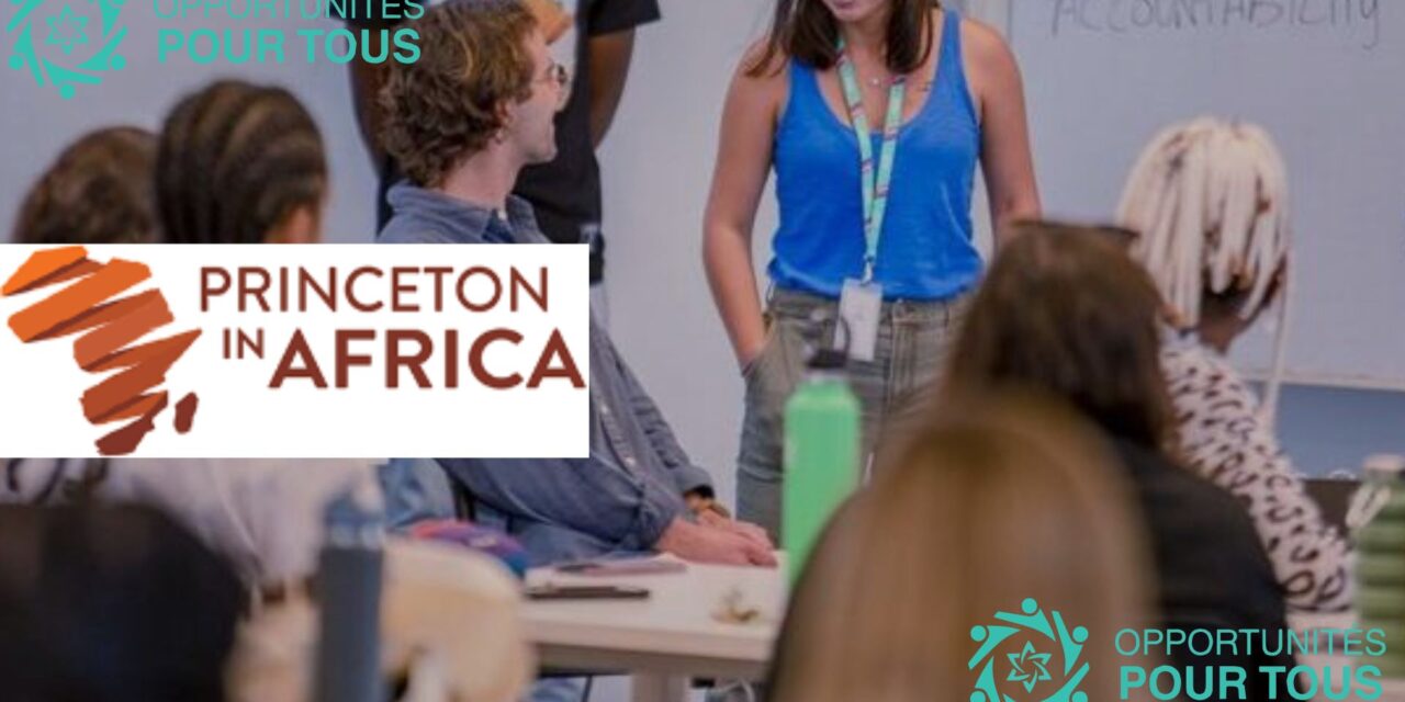 Stage de printemps 2026 chez Princeton in Africa – Opportunité d&rsquo;expérience en développement et communication