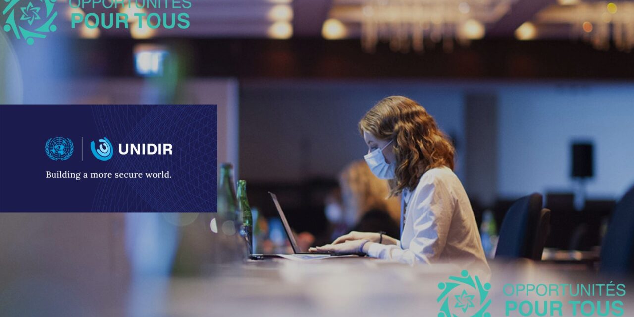 Offre rémunérée de Graduate Professional en Armes Conventionnelles et Munition – 2 postes à pourvoir