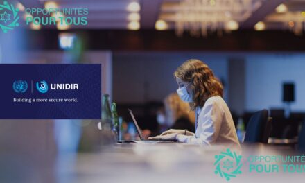 Offre rémunérée de Graduate Professional en Armes Conventionnelles et Munition – 2 postes à pourvoir