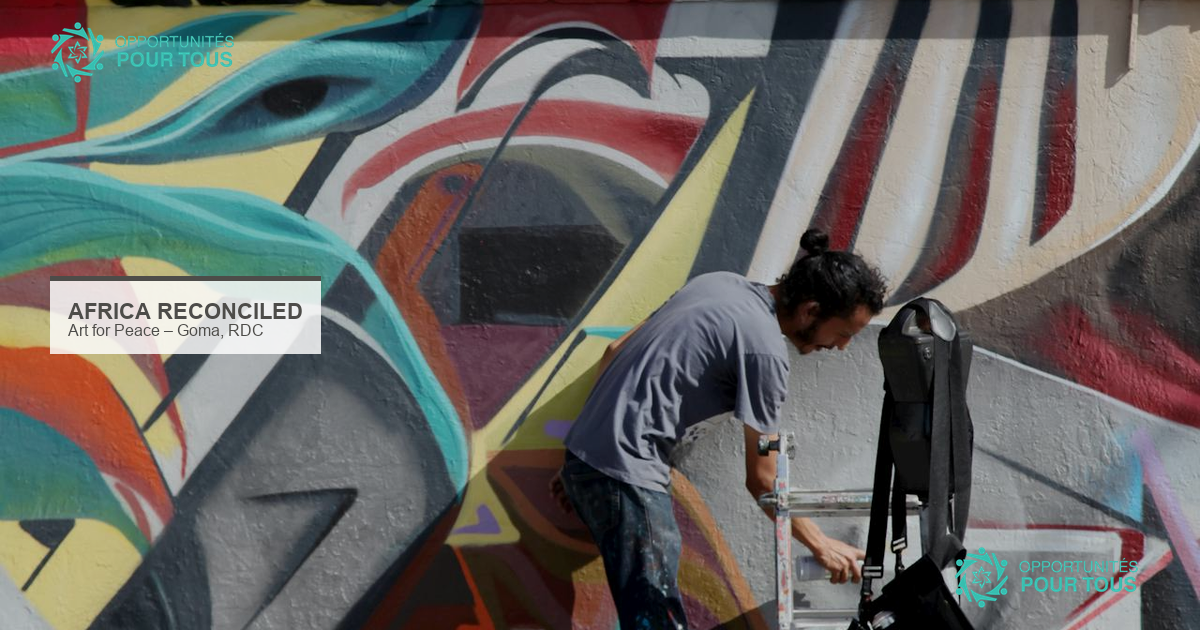 Africa Reconciled recrute des jeunes bénévoles artistes à Goma (RDC)