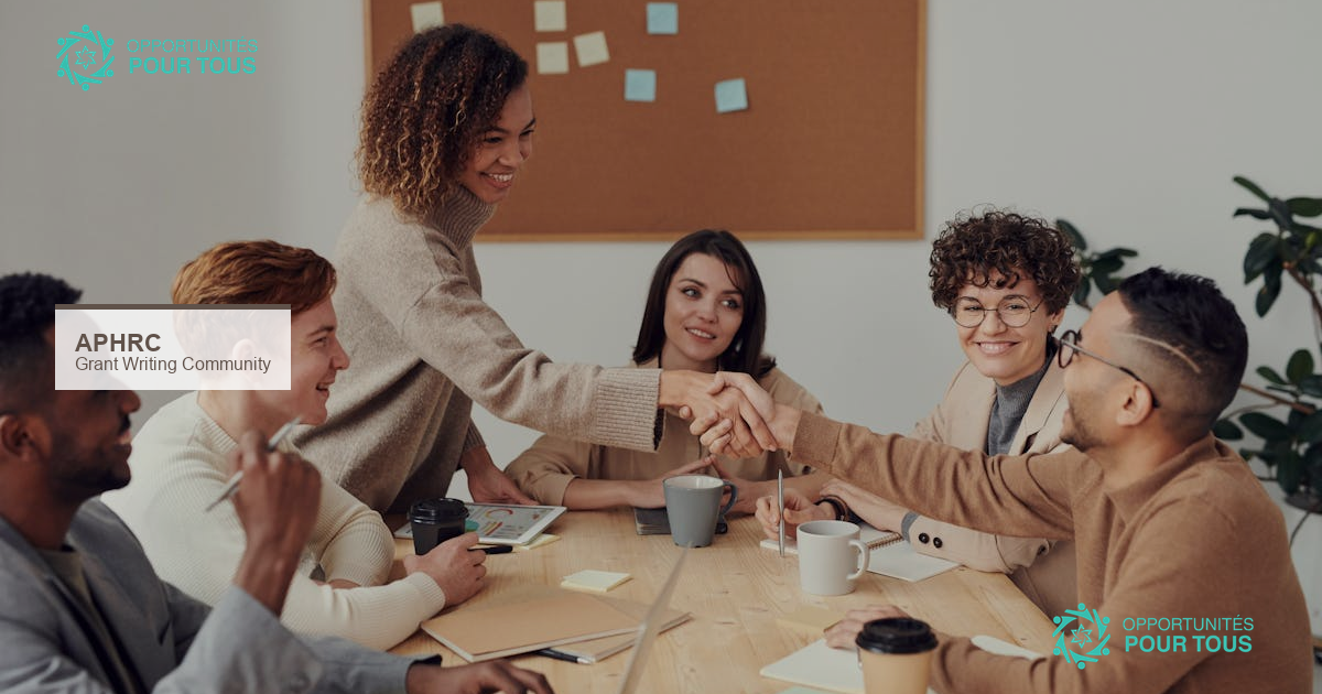 Rejoignez la communauté de pratique APHRC en rédaction de subventions