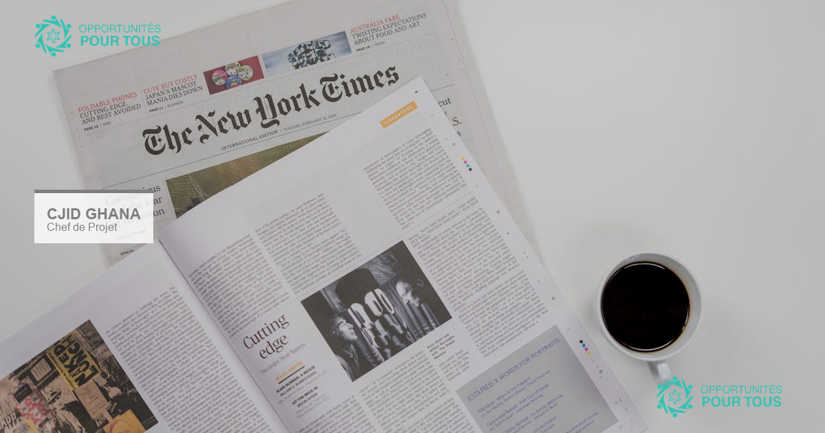 CJID Chef de projet Ghana journalisme investigation