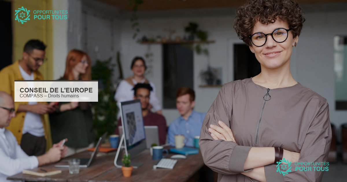 COMPASS 2026 : formation du Conseil de l&rsquo;Europe en éducation aux droits humains (mai-décembre)