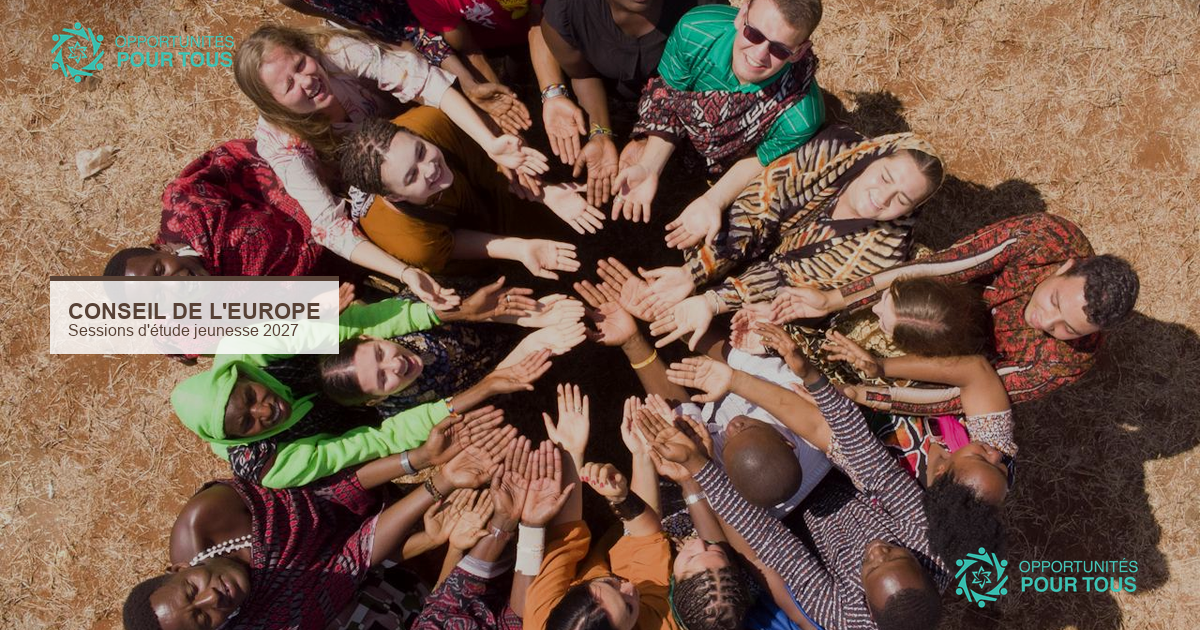 Conseil de l&rsquo;Europe : appel sessions d&rsquo;étude Centres européens de jeunesse 2027