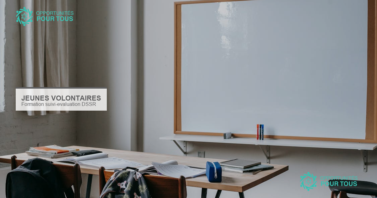 Formation en suivi-évaluation pour jeunes bénévoles passionnés de DSSR au Bénin