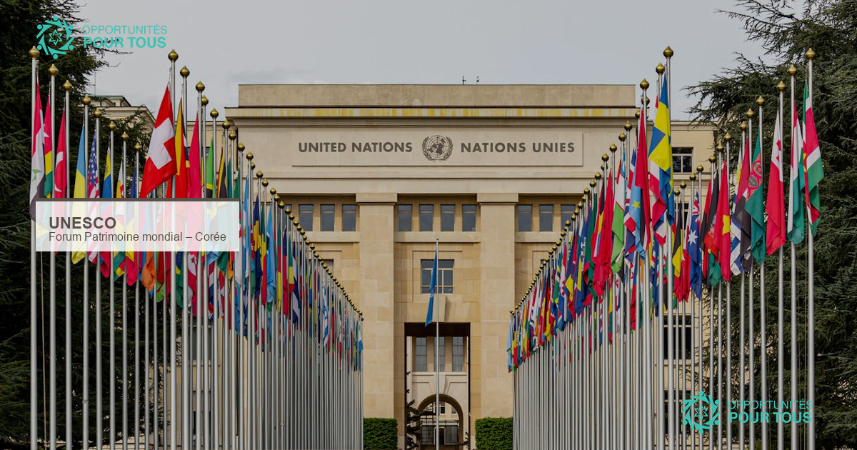 Forum des jeunes professionnels du Patrimoine mondial 2026 en Corée du Sud