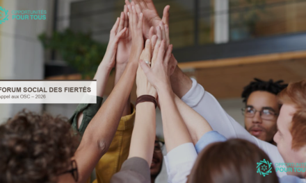 Forum Social des Fiertés 2026 : appel aux organisations de la société civile