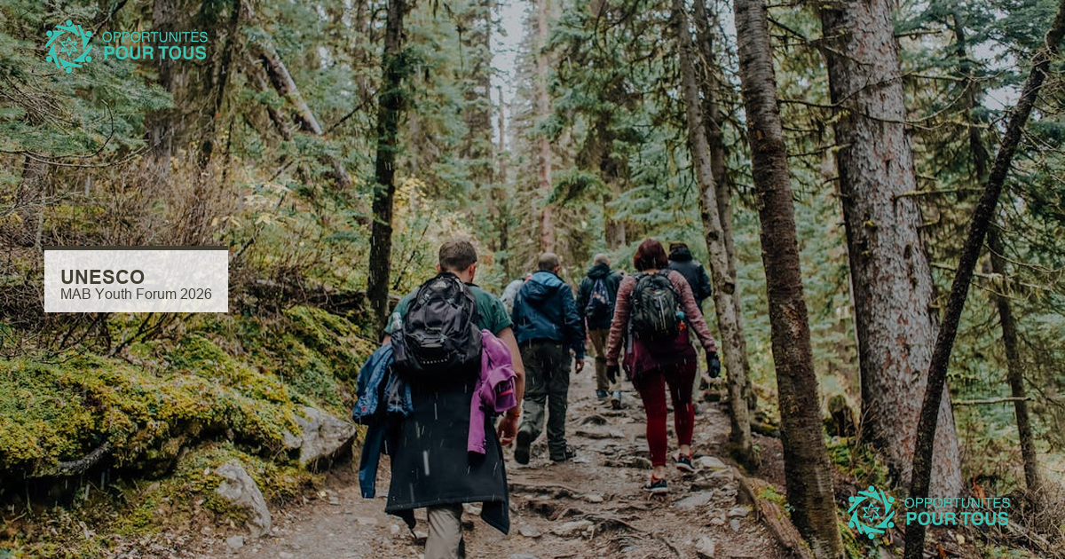 Forum mondial UNESCO MAB Youth 2026 : appel aux jeunes acteurs du changement