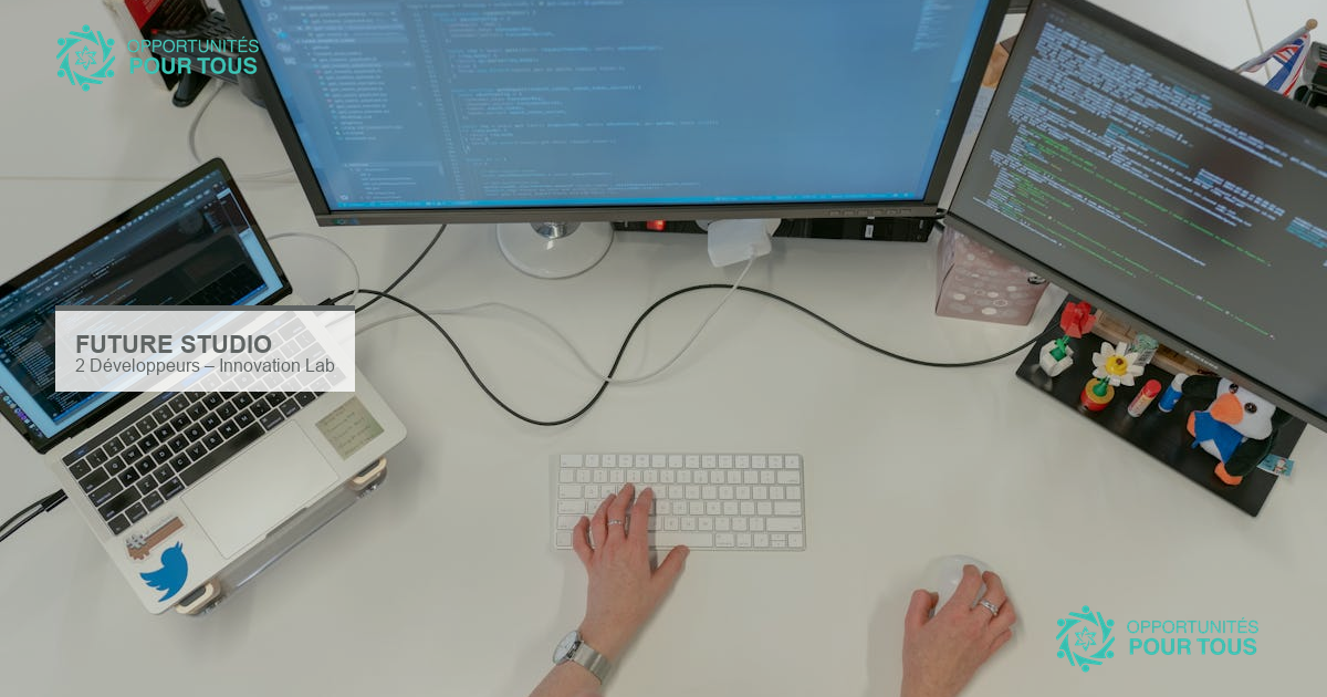 Future Studio recrute 2 développeurs pour son Innovation Lab au Bénin