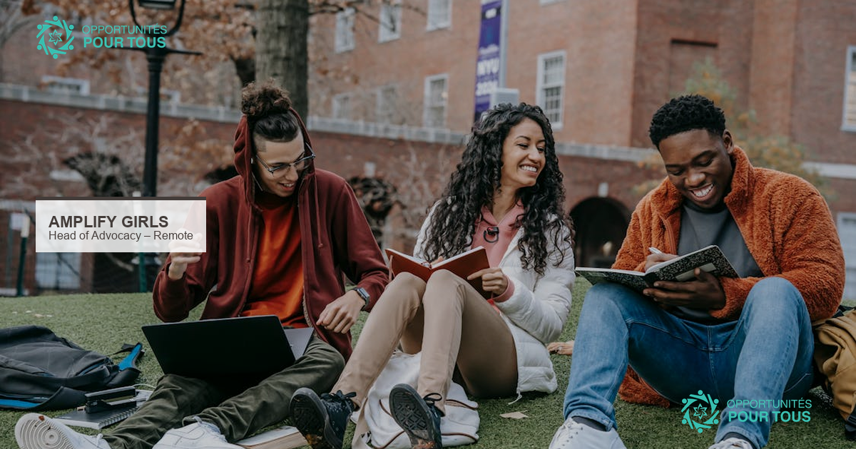 AMPLIFY Girls recrute un(e) Head of Advocacy en télétravail