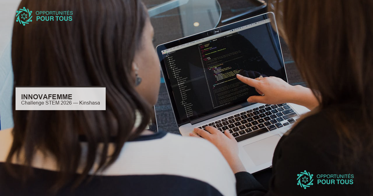 InnovaFemme Challenge 2026 : concours femmes STEM à Kinshasa