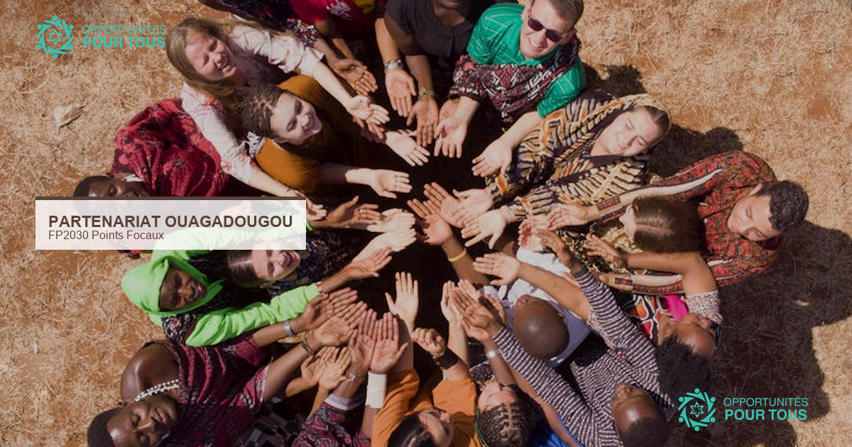 Partenariat de Ouagadougou recrute des points focaux jeunes et société civile pour FP2030