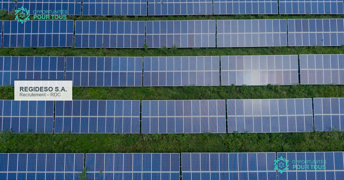 REGIDESO S.A. recrute en RDC : découvrez les offres de carrière