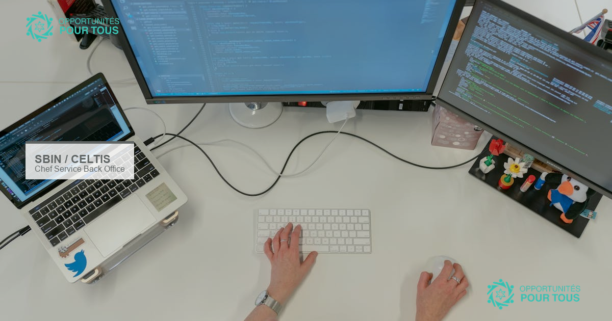 SBIN/Celtis recrute un Chef Service Opérations Back Office au Bénin