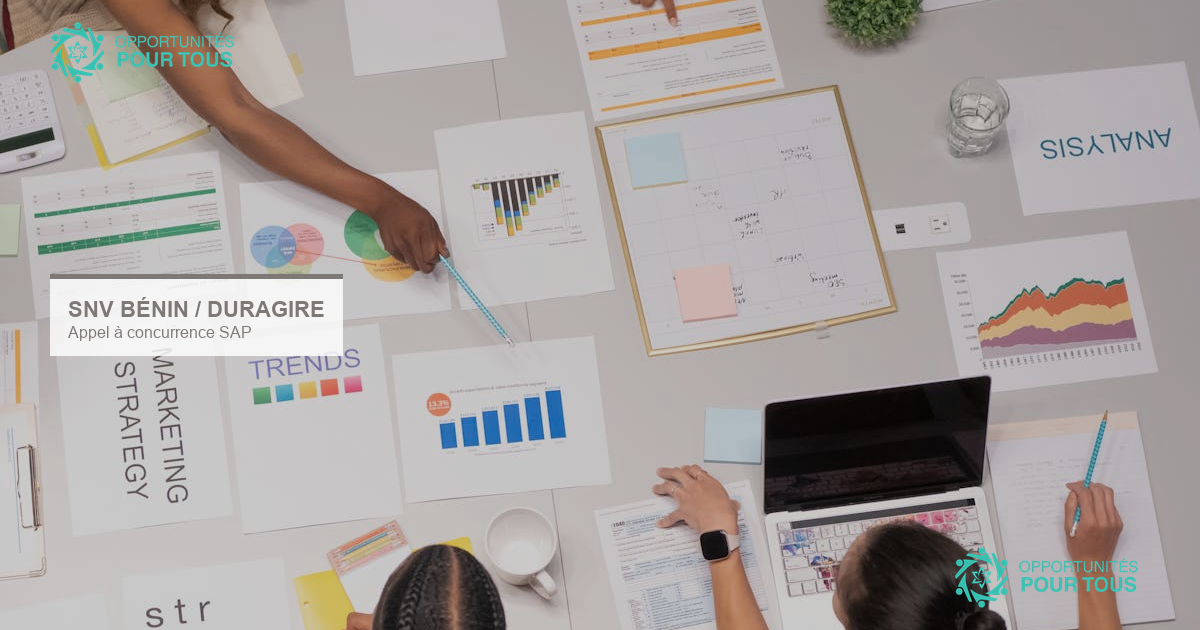 SNV Bénin appel à concurrence DURAGIRE : prestataire pour le Système d&rsquo;Alerte Précoce