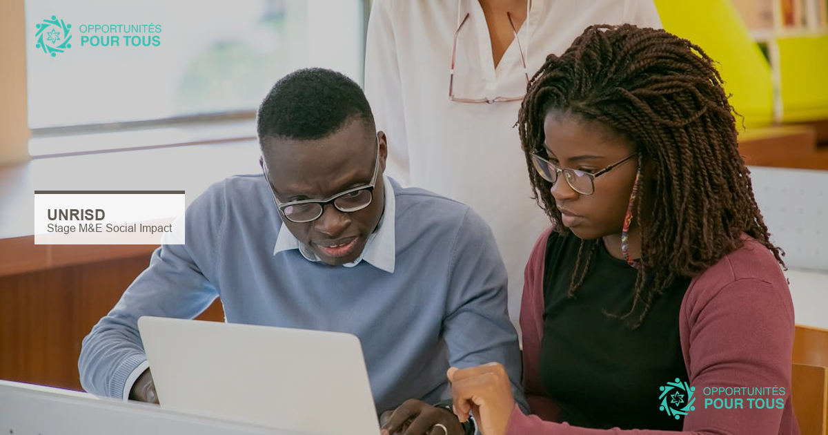 Stage Suivi-Évaluation Impact Social à l&rsquo;UNRISD à Genève