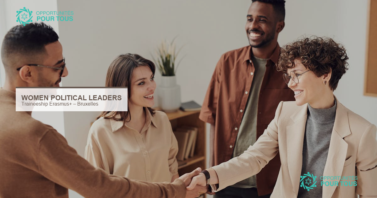 Stage Women Political Leaders à Bruxelles : 4 profils recherchés (Erasmus+)