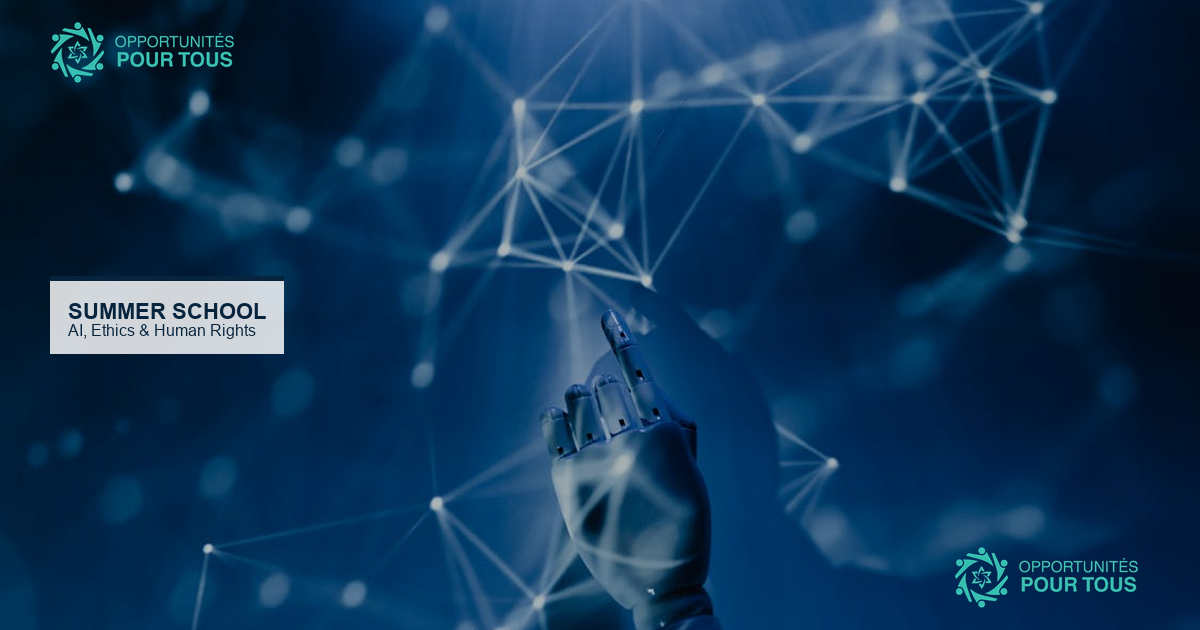 Summer School sur l&rsquo;intelligence artificielle, l&rsquo;éthique et les droits humains