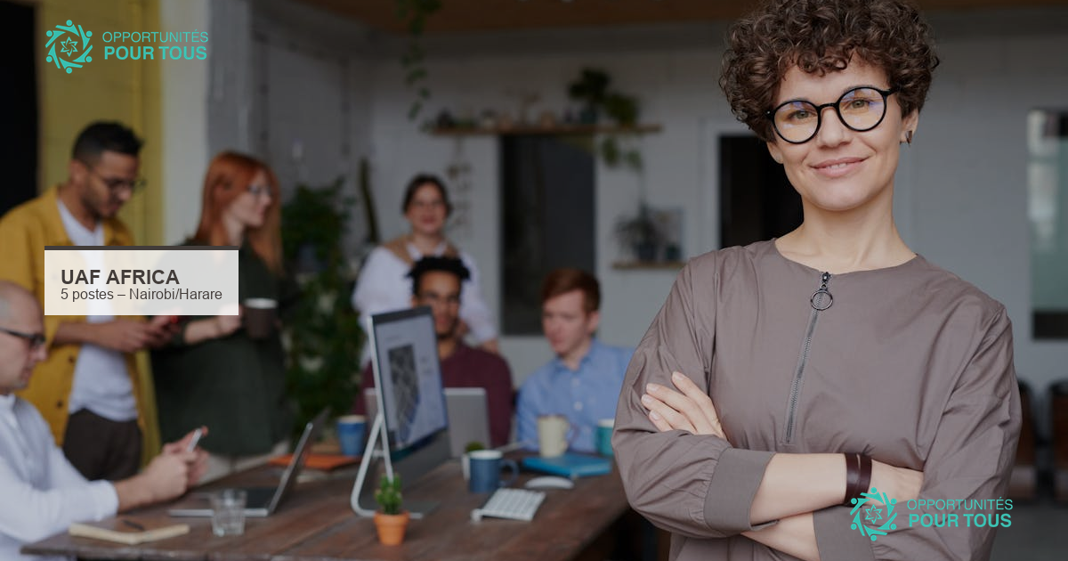 UAF Africa recrute 5 profils pour les droits des femmes en Afrique (Nairobi/Harare/remote)