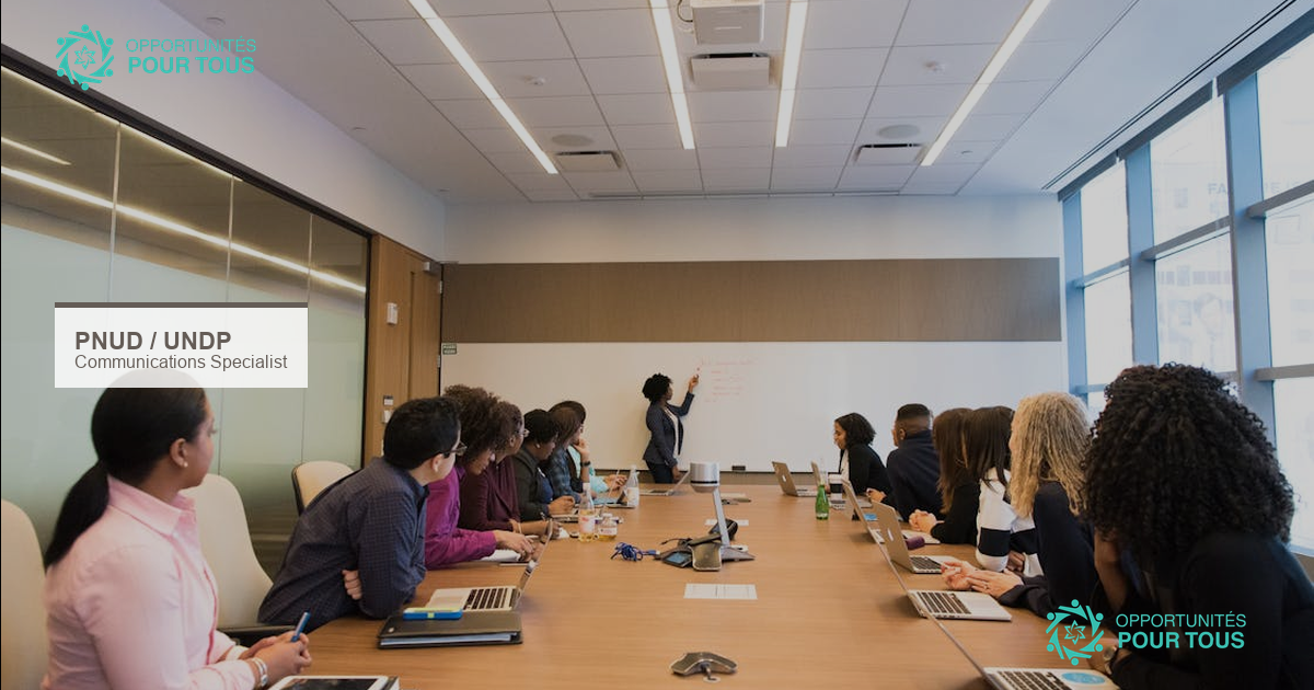 Le PNUD recrute un spécialiste en communication basé à New York