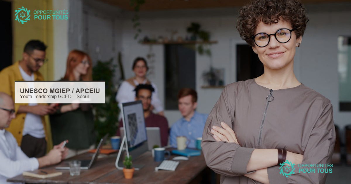 Workshop UNESCO Youth Leadership on GCED 2026 à Séoul (entièrement financé)