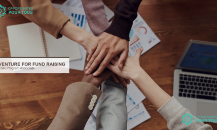 Venture for Fund Raising recrute un Associate Programme CSR et Collecte de fonds