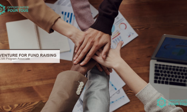 Venture for Fund Raising recrute un Associate Programme CSR et Collecte de fonds