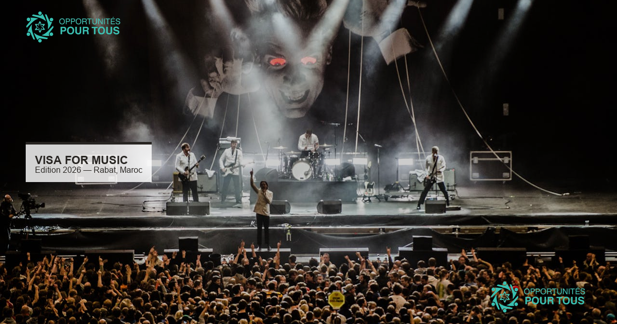 Visa For Music 2026 : appel à candidatures pour artistes à Rabat