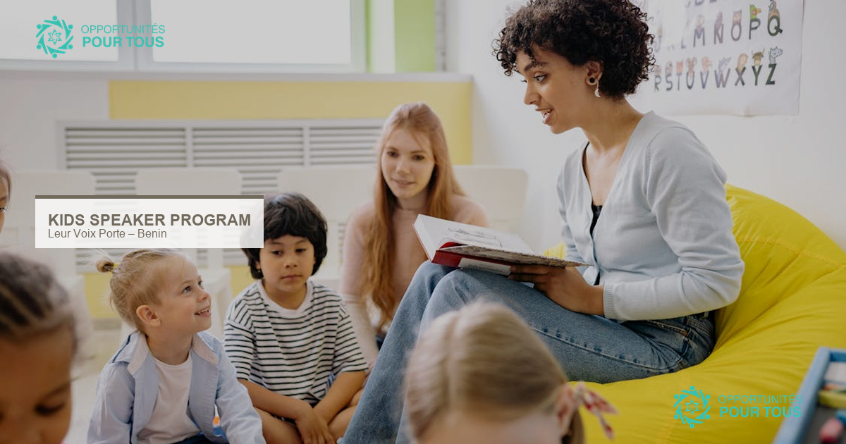 Kids Speaker Program recrute des volontaires pour former les jeunes à l&rsquo;éloquence au Bénin