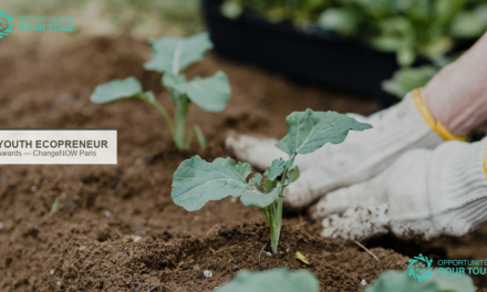 Youth Ecopreneur Programme Awards : 10 000 USD à ChangeNOW Paris