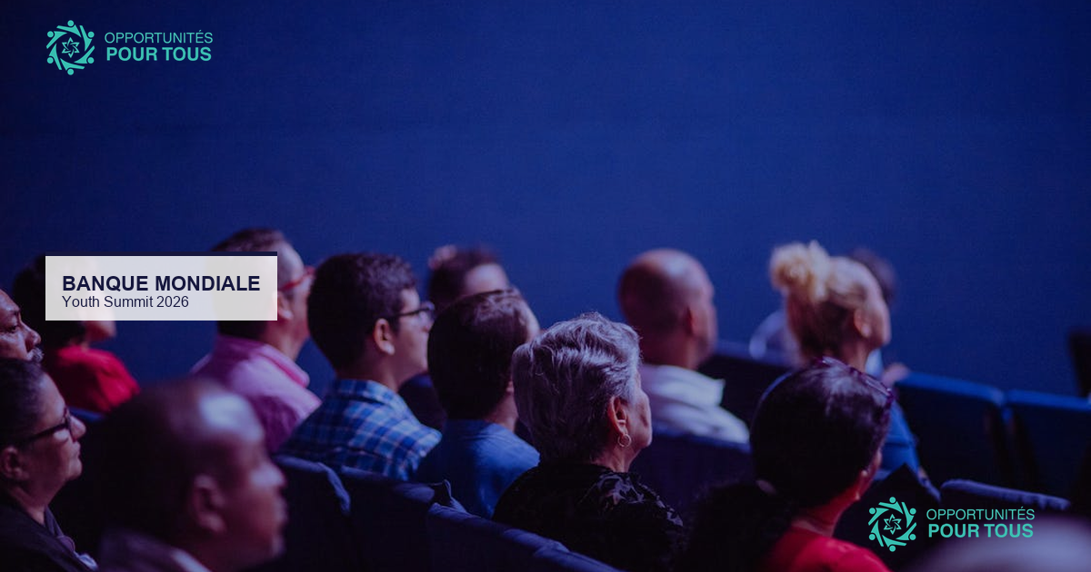 Participez au Sommet de la Jeunesse 2026 de la Banque mondiale à Washington DC