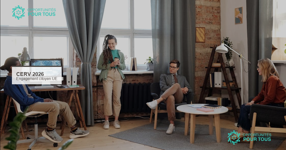 Appel CERV 2026 – Engagement citoyen et participation démocratique (30 M€)