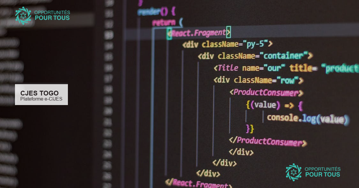 AMI CJES Togo – Recrutement de prestataires pour la plateforme e-CIJES