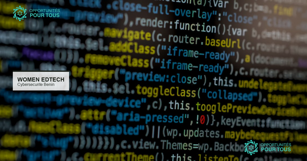 Women EdTech recrute un(e) Consultant(e) Formateur(trice) en Cybersécurité – Bénin