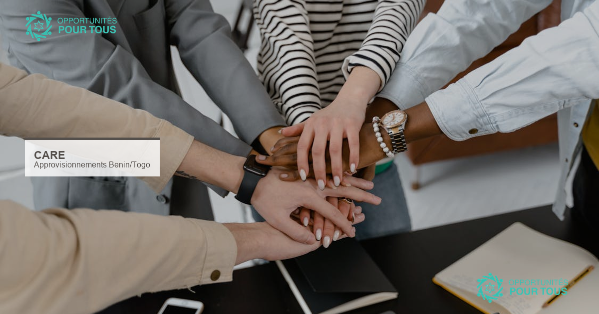 CARE Bénin/Togo recrute deux Chargé(e)s des Approvisionnements