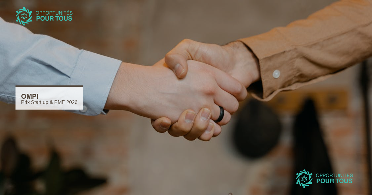 Prix mondiaux de l&rsquo;OMPI 2026 – Start-up et PME, postulez !