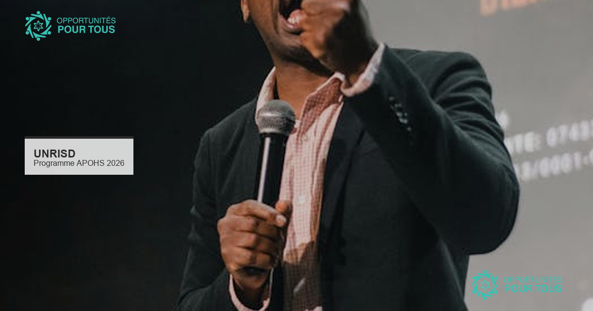 Programme APOHS 2026 – Droits humains et développement durable | UNRISD Genève