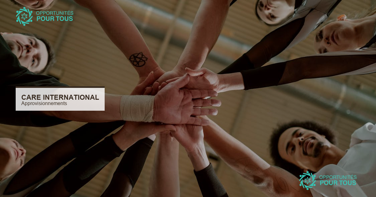Recrutement – Chargé(e) des Approvisionnements | CARE International Bénin/Togo