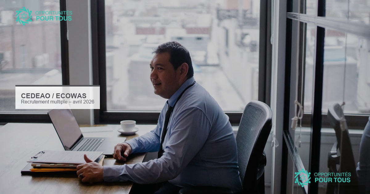 CEDEAO/ECOWAS : postes professionnels ouverts pour ressortissants d&rsquo;Afrique de l&rsquo;Ouest