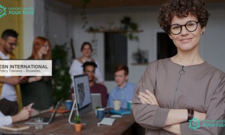 ESN International recrute 2 Policy Trainees à Bruxelles : mobilité étudiante et inclusion