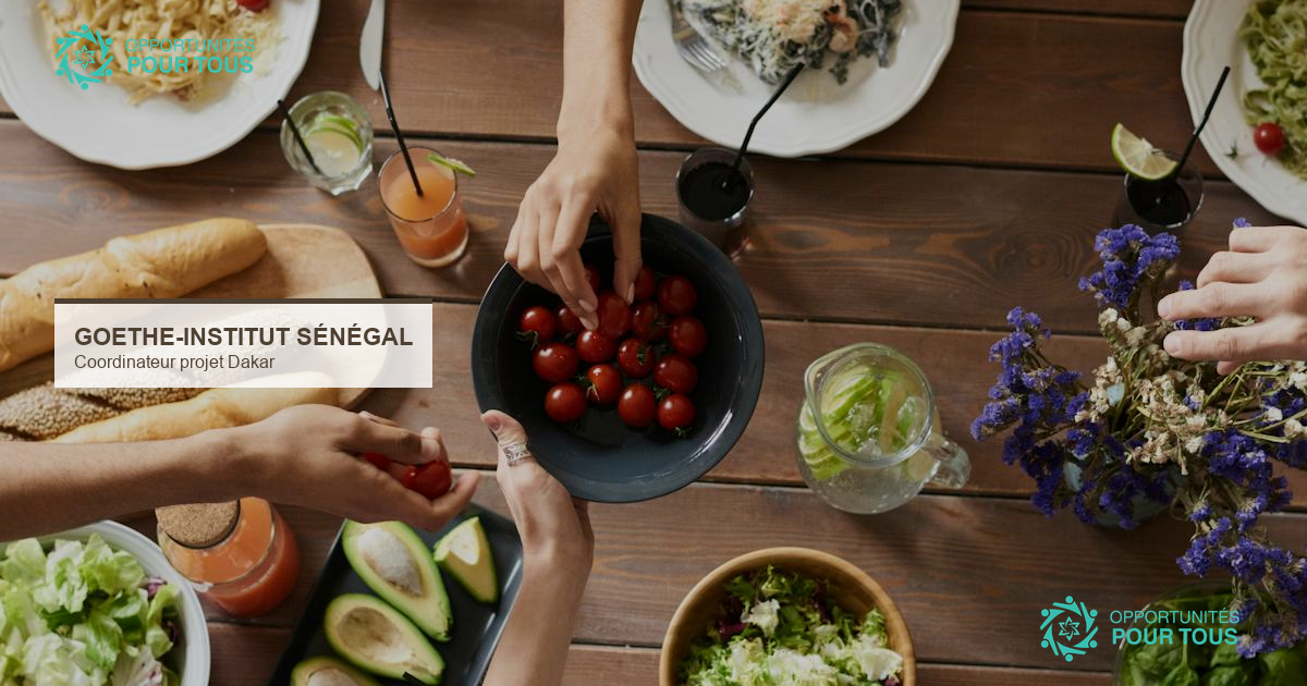 Goethe-Institut Sénégal recrute un Coordinateur de Projet à Dakar (CDD 2 ans, 50%)
