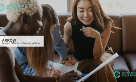 ARROW recrute un(e) Admin Officer pour l&rsquo;égalité et la justice de genre