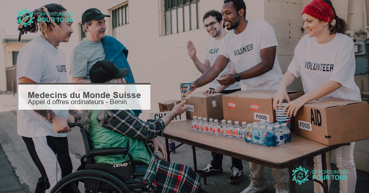 Médecins du Monde Suisse au Bénin : appel d&rsquo;offres pour fourniture d&rsquo;ordinateurs et imprimantes