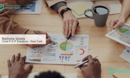 Les Nations Unies recrutent un(e) Chief P-5 pour diriger le Centre d&rsquo;Excellence IT à New York
