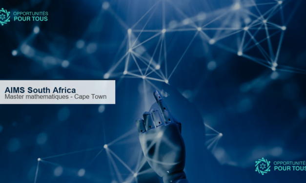 AIMS South Africa : Master en sciences mathématiques entièrement financé à Cape Town 2026-2027