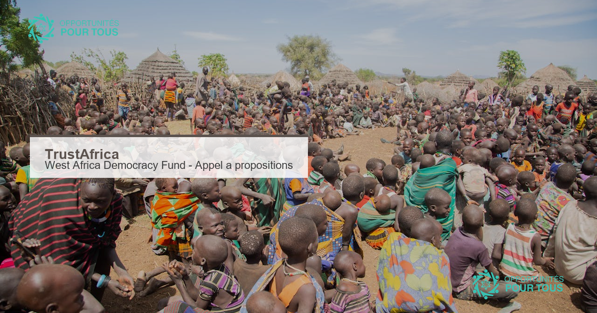 TrustAfrica lance le West Africa Democracy Fund : appel a propositions pour la gouvernance democratique