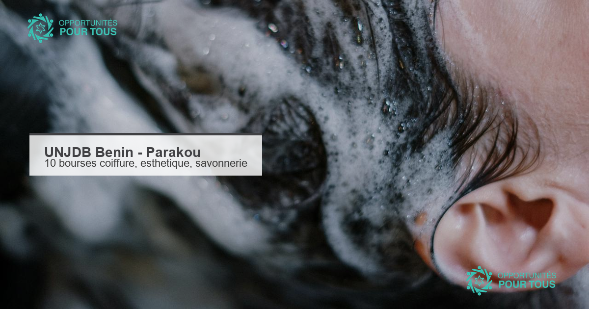 UNJDB Parakou : 10 bourses de formation en esthetique, coiffure et savonnerie pour les jeunes du Borgou
